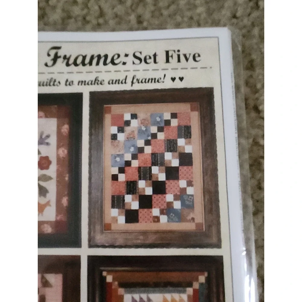 Fit to Frame: Set Five Quilt Pattern 1705 VTG 2007 Four 4‎ Designs by Lori Smith